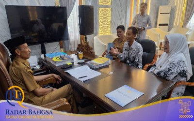 Pengurus PGRI Solok Selatan Audiensi Dengan Wakil Bupati Solok Selatan