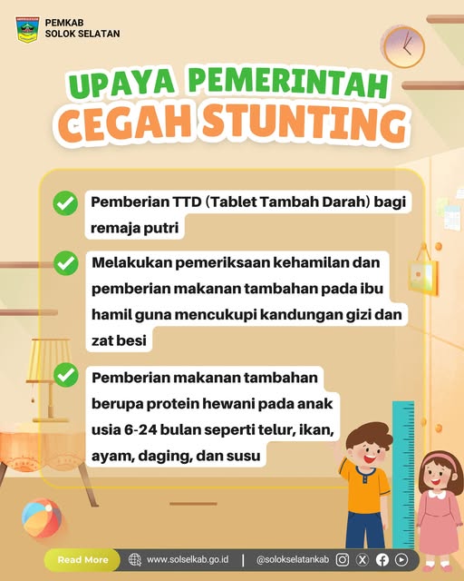 Berbagai langkah intervensi dilakukan pemerintah mulai dari pusat hingga ke daerah untuk terus menanggulangi stunting.