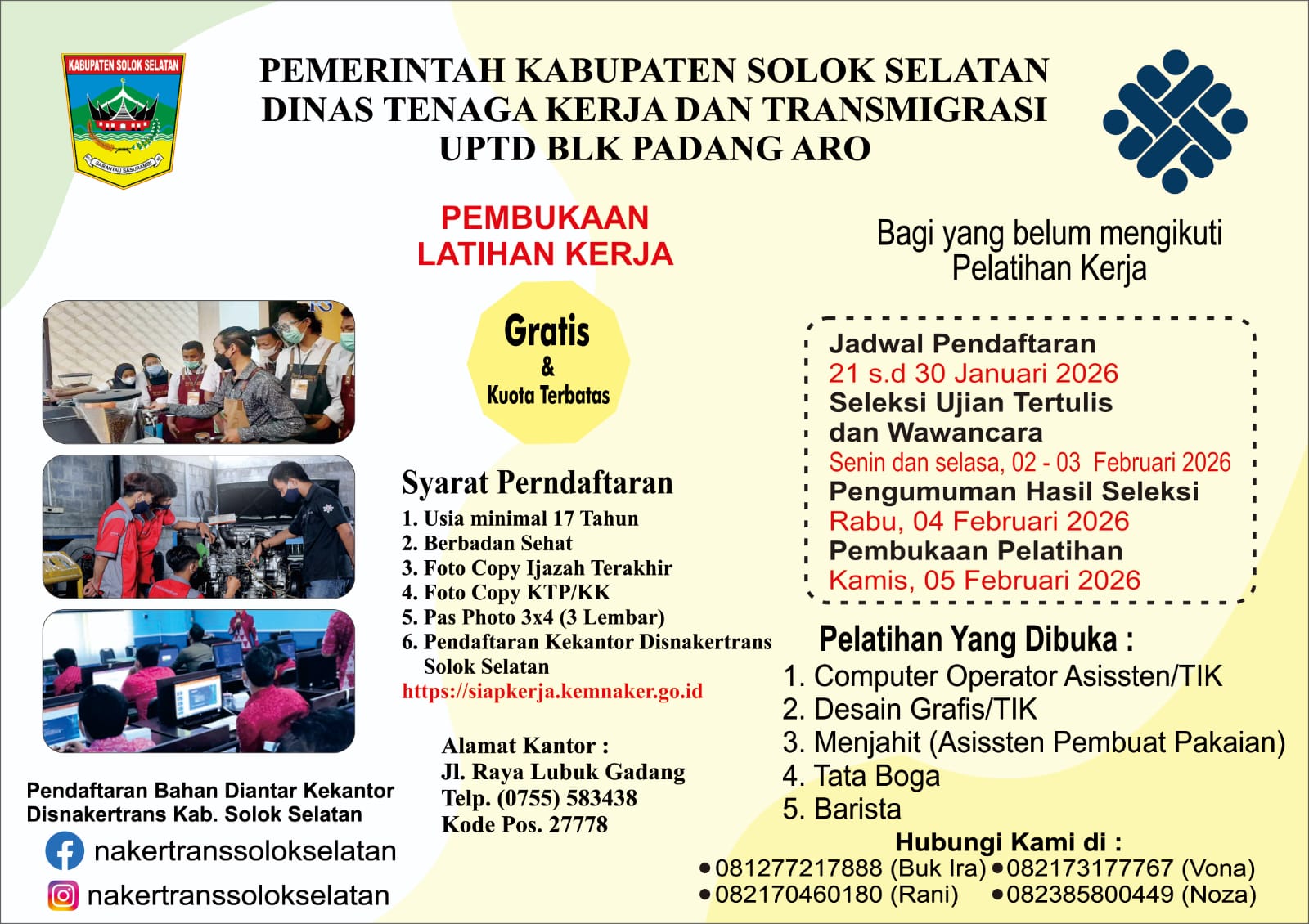 Informasi Pelatihan